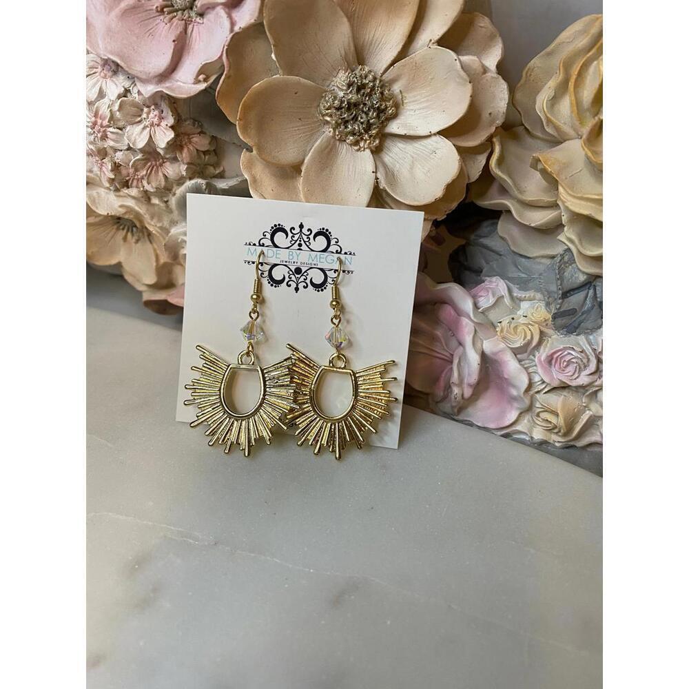 Solara Earring - Gold Tone